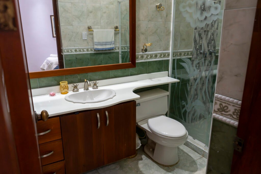 Baño privado de la habitación Caribe